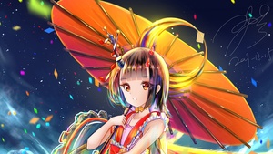 Anime girl, 4K wallpaper