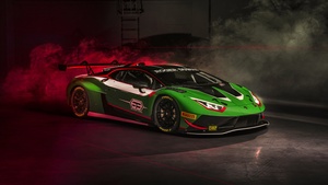 Lamborghini Huracán GT3 EVO2, Lamborghini Squadra Corse, Race cars, 2022, 4K wallpaper