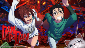 Dandadan, Key Art, Momo (Dandadan), Okarun (Dandadan), Anime couple, 4K wallpaper