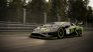 Lamborghini Huracán Super Trofeo EVO2, Lamborghini Esports, 2022, 4K wallpaper