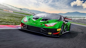 Lamborghini Huracán GT3 EVO2, Race track, Lamborghini Squadra Corse, Race cars, 2022, 4K wallpaper
