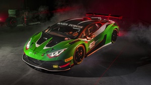Lamborghini Huracán GT3 EVO2, 2022, Lamborghini Squadra Corse, Race track, Race cars, 4K wallpaper