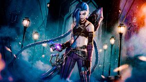 Jinx, Badass, Arcane: League of Legends, Colorful, 4K wallpaper