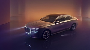 BMW 7 Series, Electric cars, Luxury Sedan, 2022, 4K wallpaper