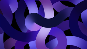 iPad Air 2022, Purple background, Stock, Dark Mode, 4K wallpaper