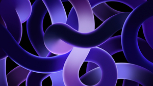 iPad Air, 2022, Stock, Purple background, Dark Mode, 4K wallpaper