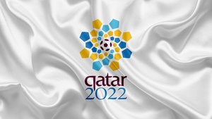 2022 FIFA World Cup, FIFA World Cup Qatar 2022, Qatar 2022, FIFA 22, White background, 4K wallpaper