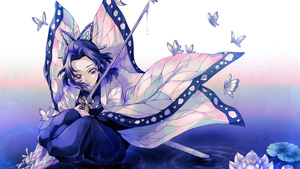 Shinobu Kocho, Demon Slayer: Kimetsu no Yaiba, 4K wallpaper